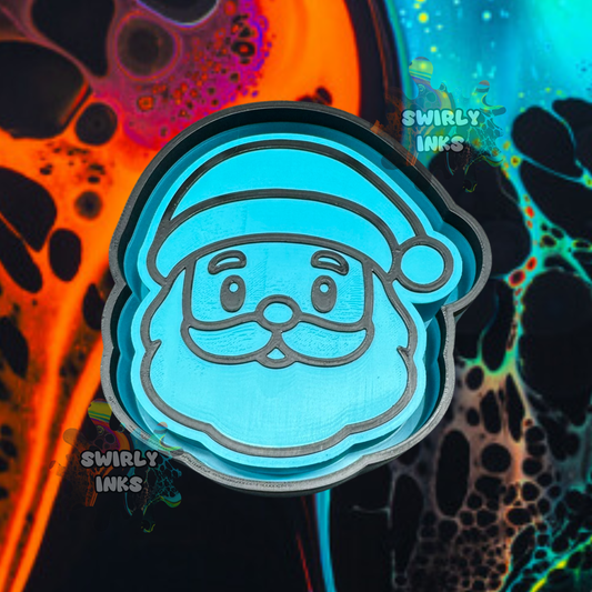 Santa Head Freshie Mold