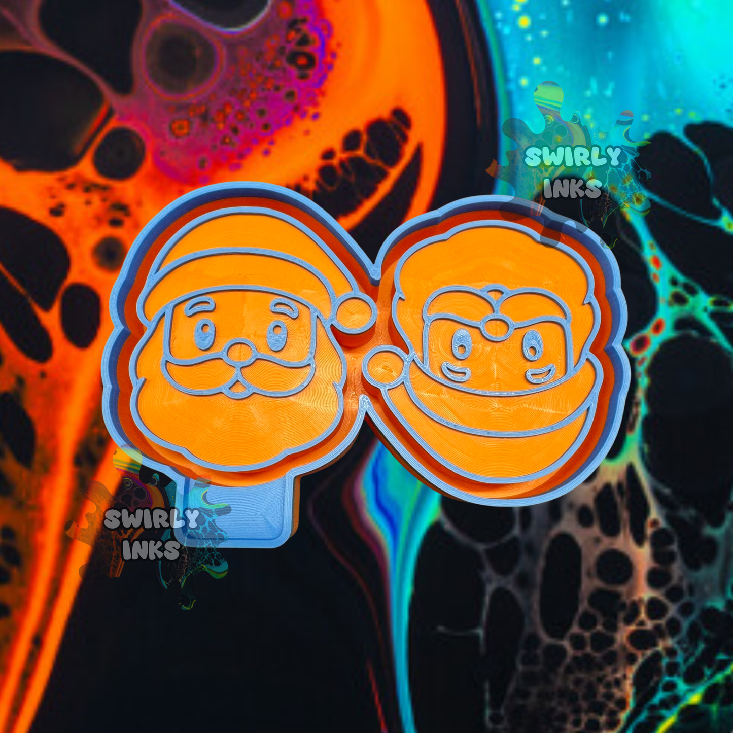 Santa Vents Freshie Mold