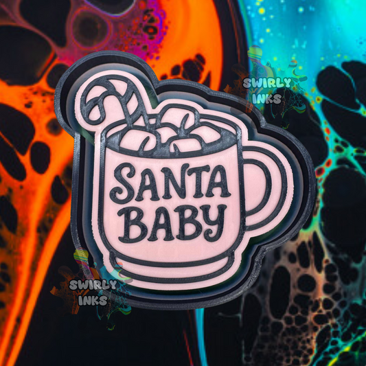 Santa Baby Cocoa Freshie Mold