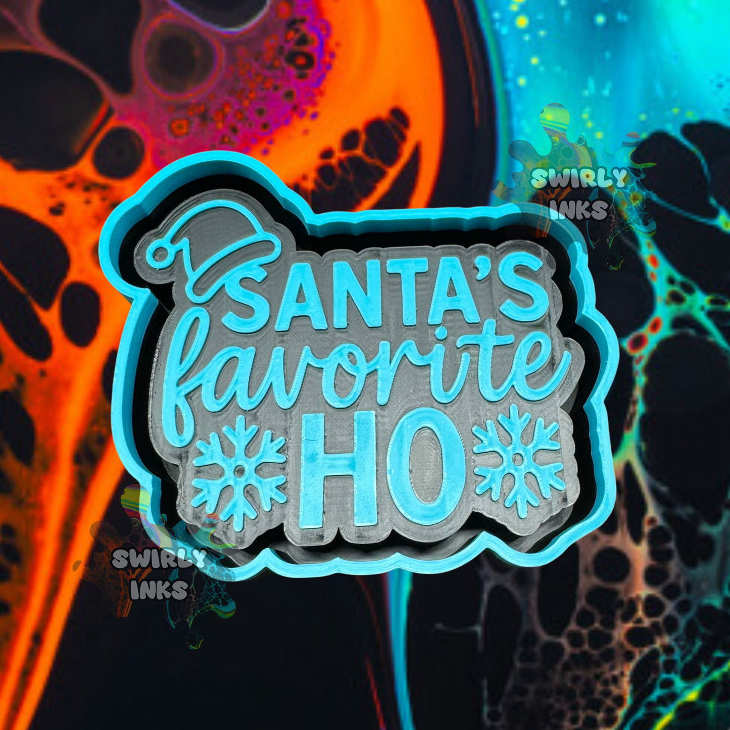 Santa's Favorite Ho Freshie Mold