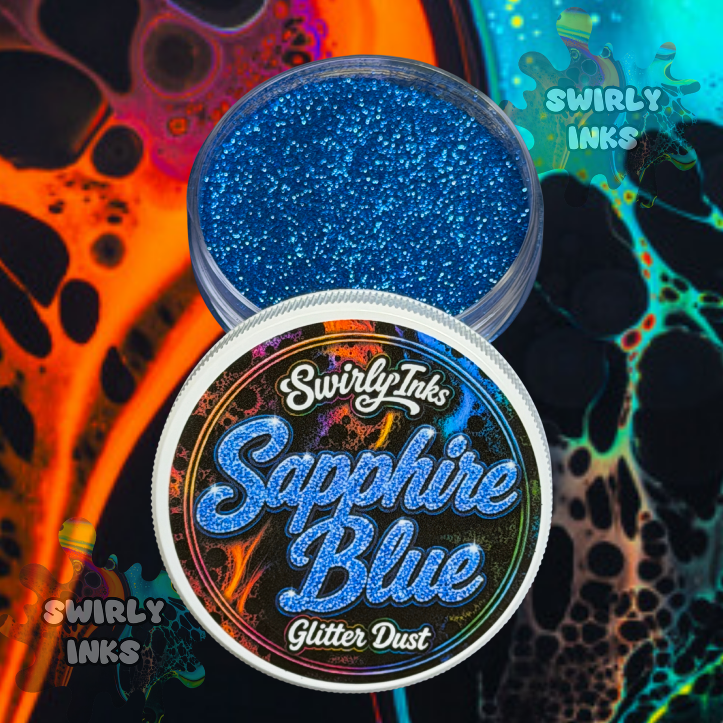 Sapphire Blue Glitter Dust 1oz