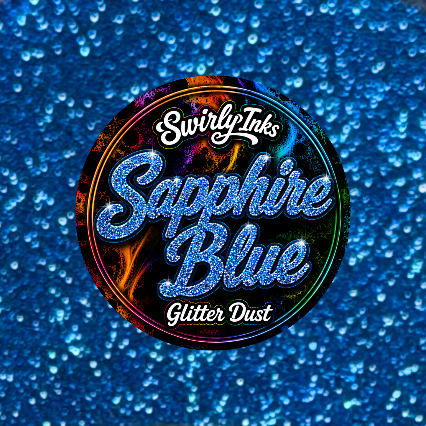 Sapphire Blue Glitter Dust 1oz