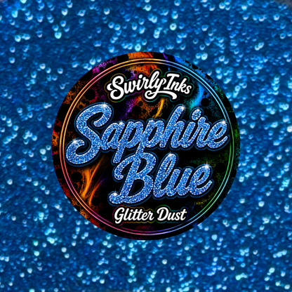 Sapphire Blue Glitter Dust 1oz
