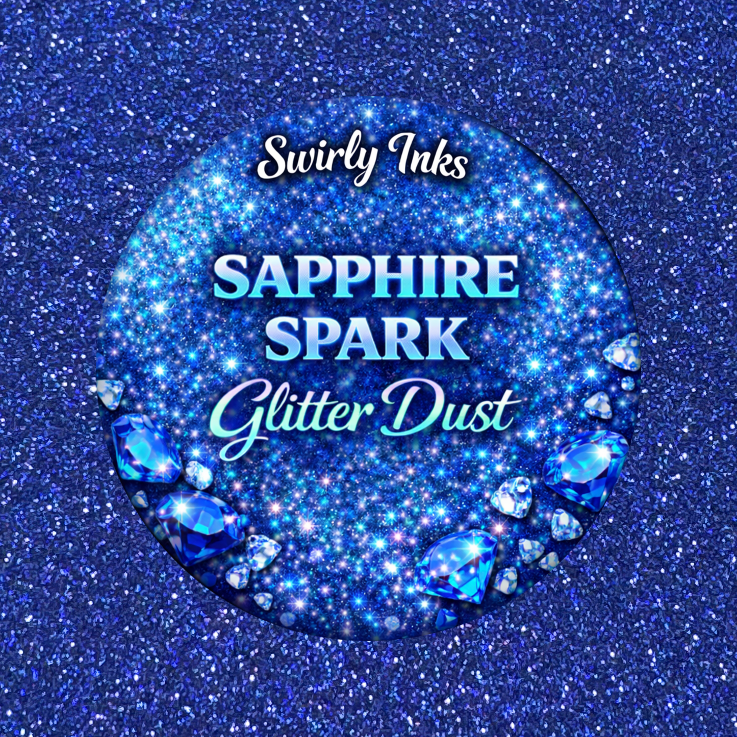 Sapphire Spark Glitter Dust 1oz