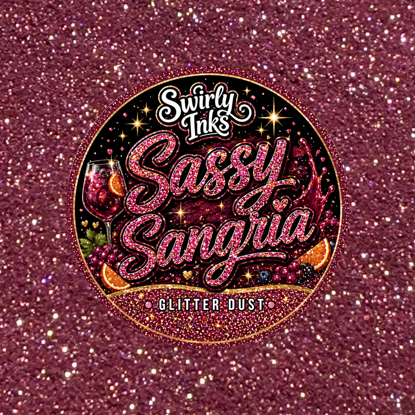 Sassy Sangria Glitter Dust 1oz
