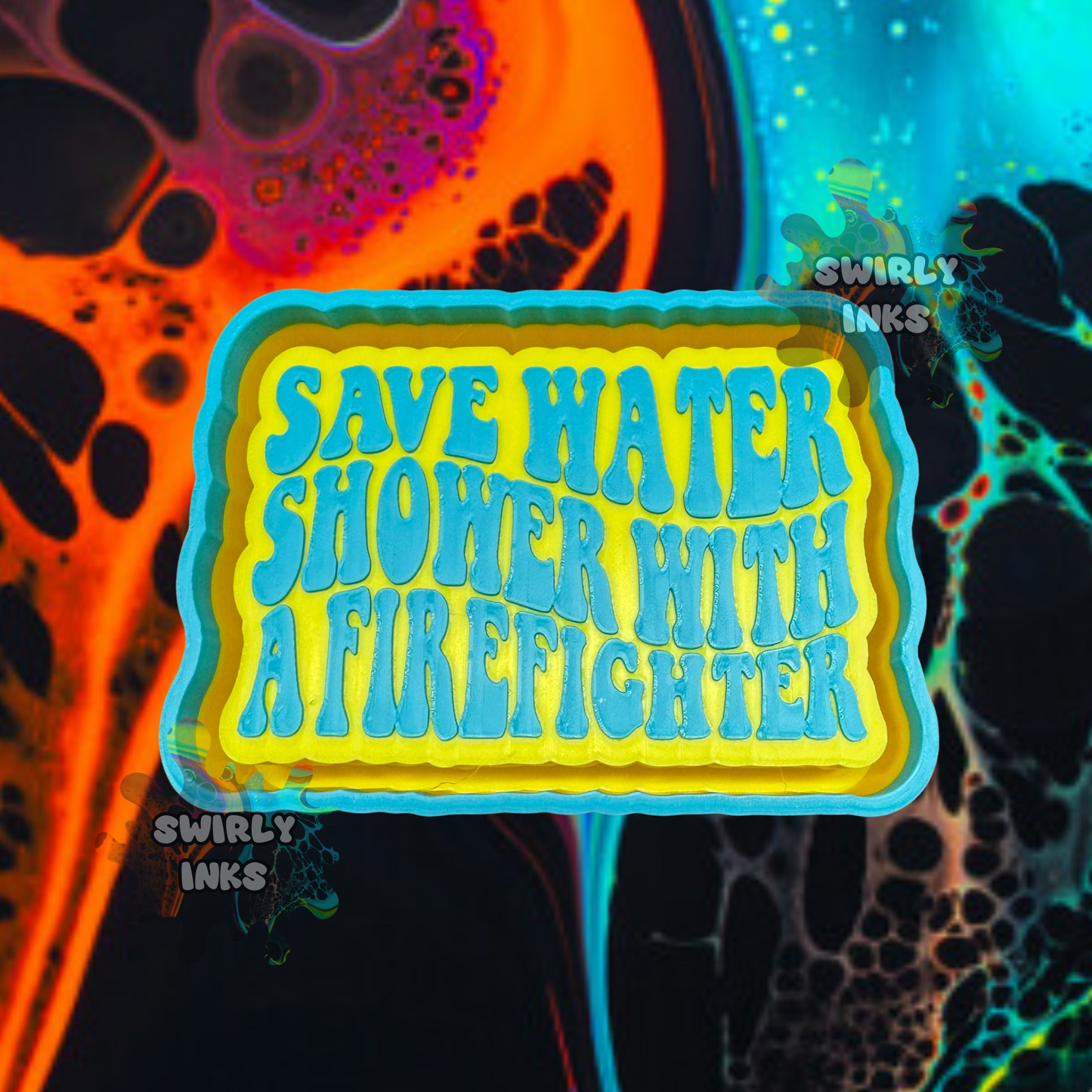 Save Water Freshie Mold