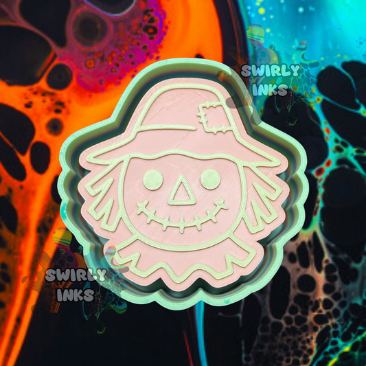 Scarecrow Head Freshie Mold