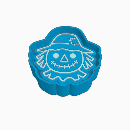 Scarecrow Head Freshie Mold