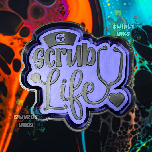 Scrub Life Freshie Mold