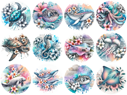 Card stock Options for Round Freshie Molds