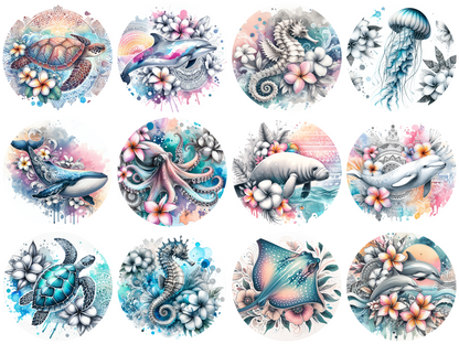 Card stock Options for Round Freshie Molds