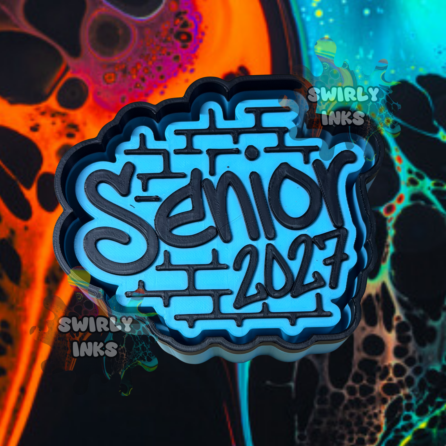 Senior 2027 Graffiti Freshie Mold