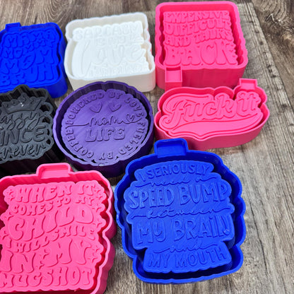 Freshie Silicone Mold Bundle of 20 Random Sayings