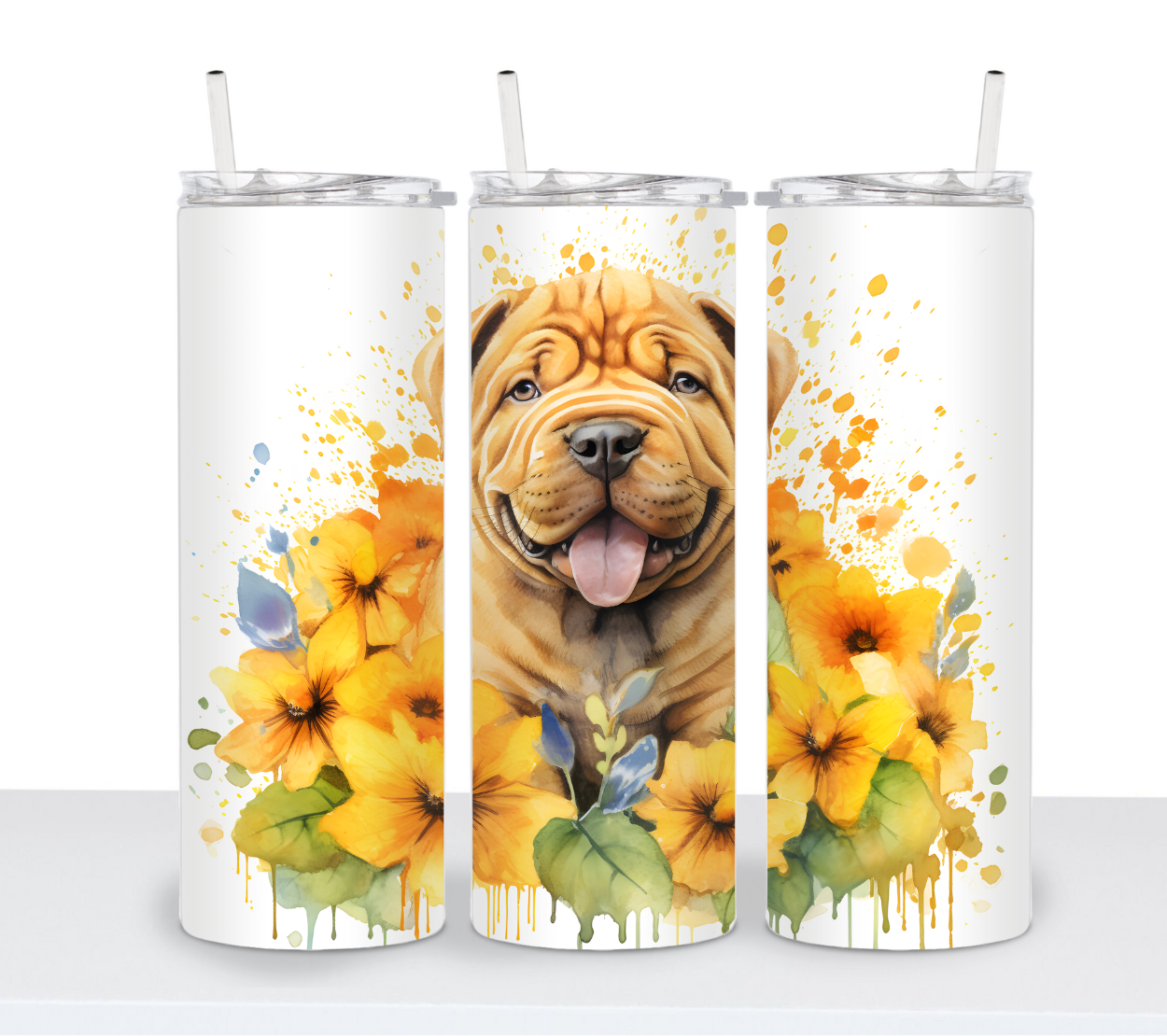 Dogs with Sunflowers Continued