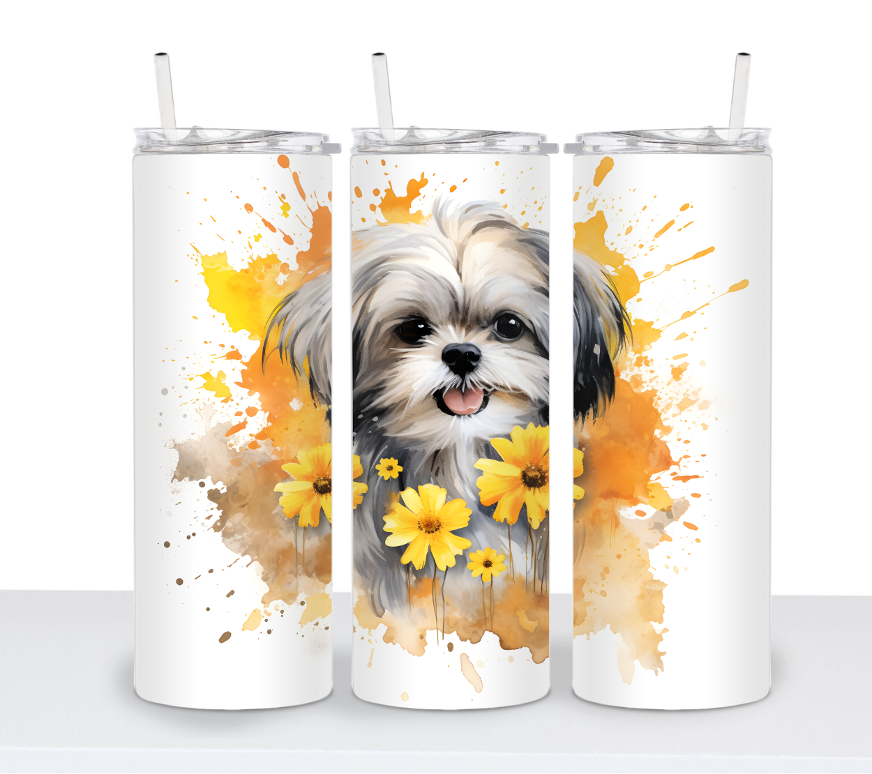 Dogs with Sunflowers Continued