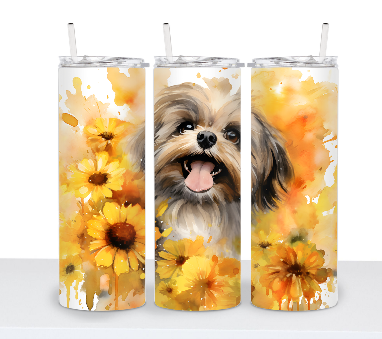 Dogs with Sunflowers Continued