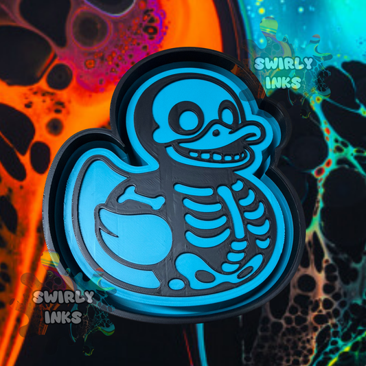 Skeleton Duck Freshie Mold