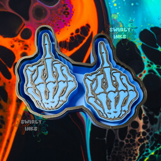 Skeleton Finger Hand Vent Freshie Mold