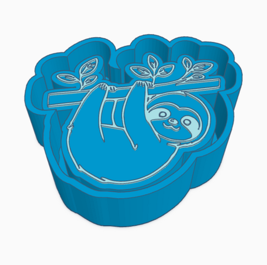 Hanging Sloth Freshie Mold