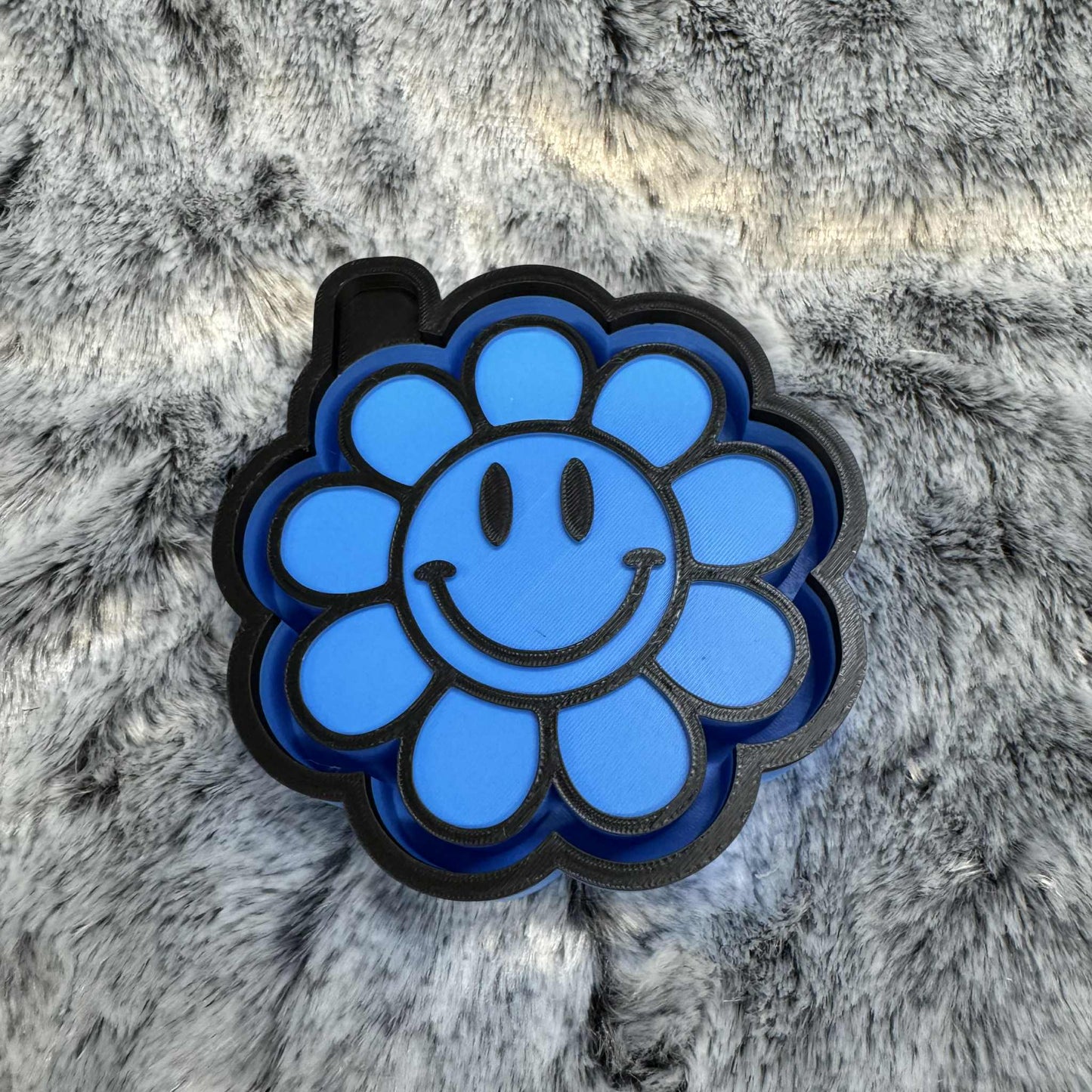 Smiley Face Flower Freshie Mold