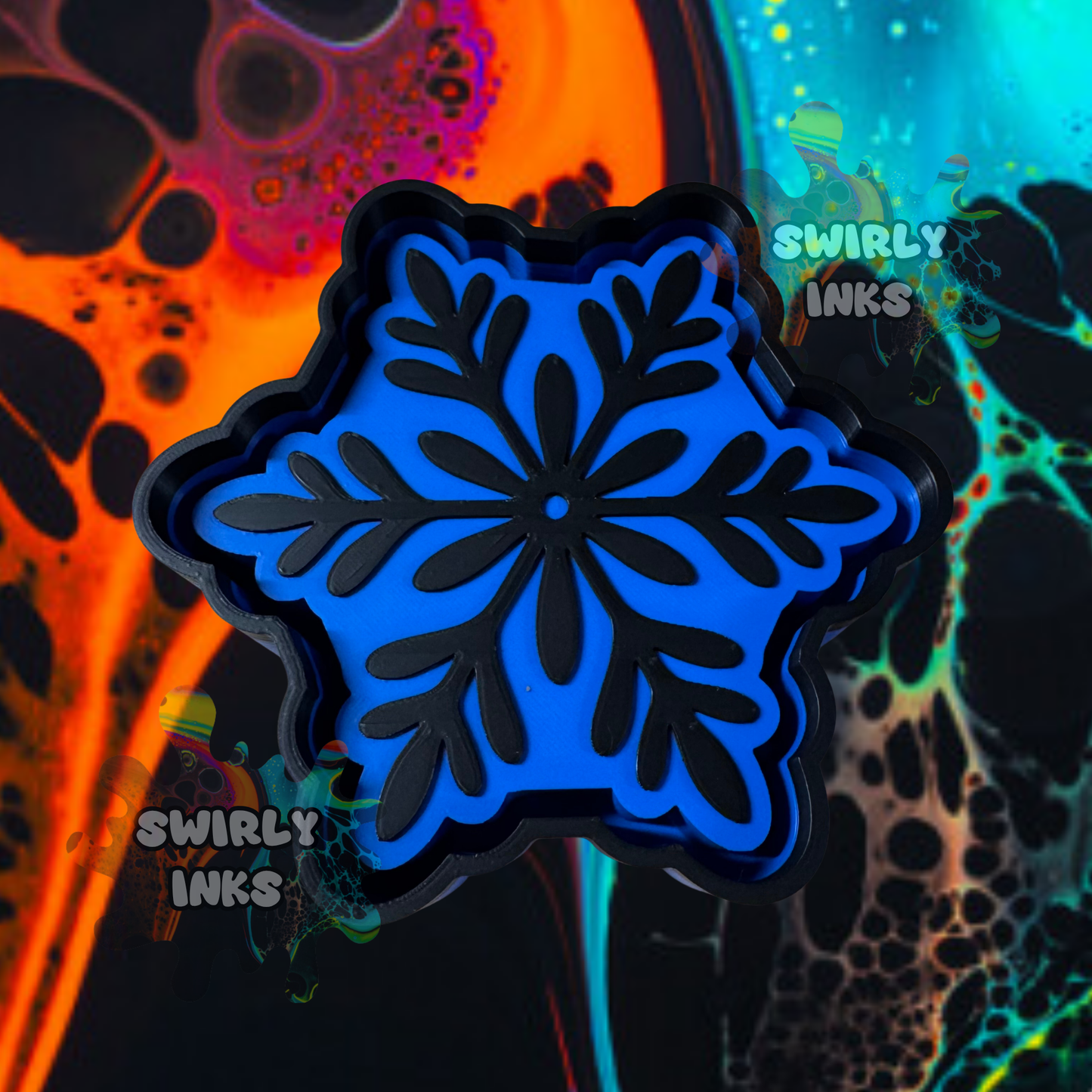 Snowflake Freshie Mold