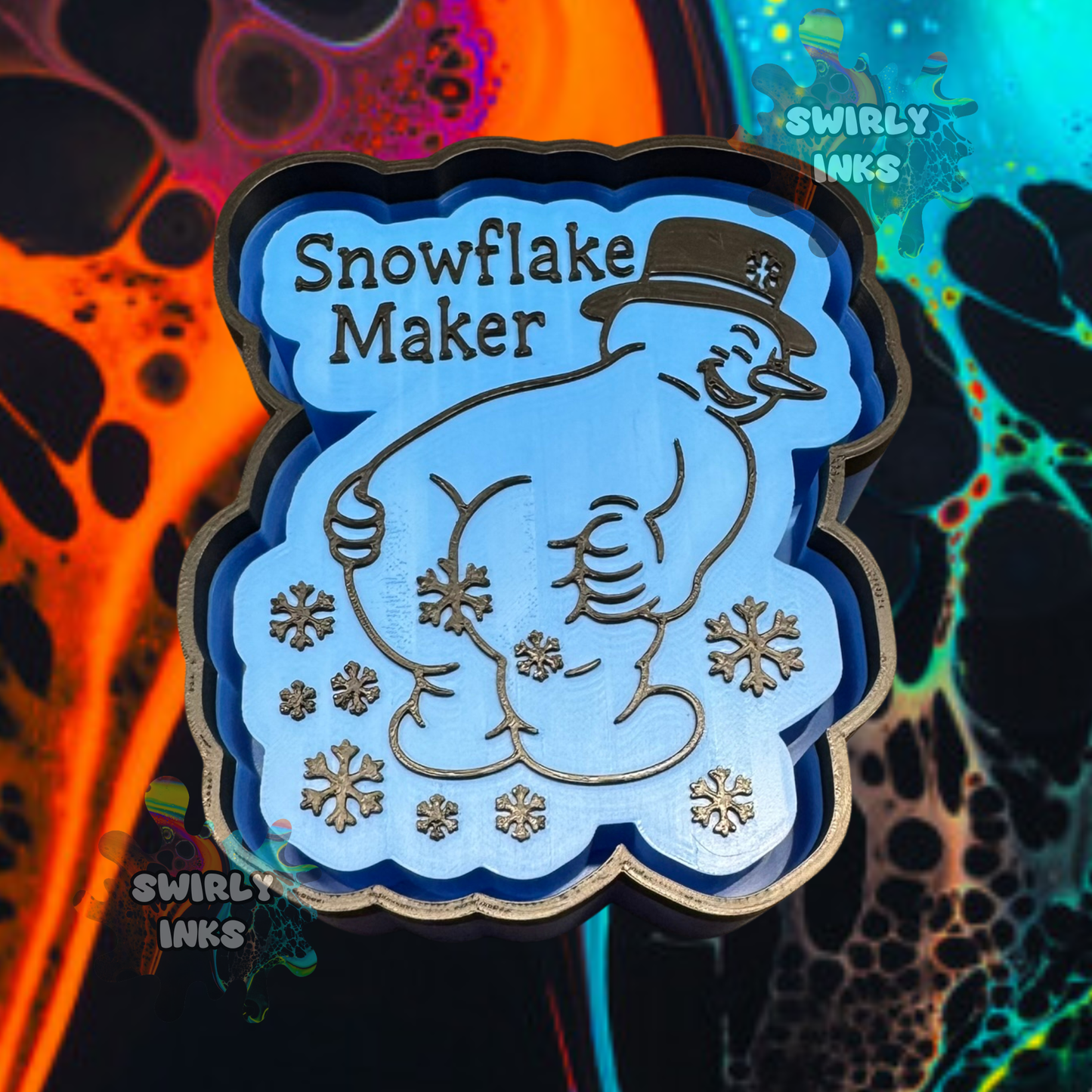 Snowflake Maker Freshie Mold