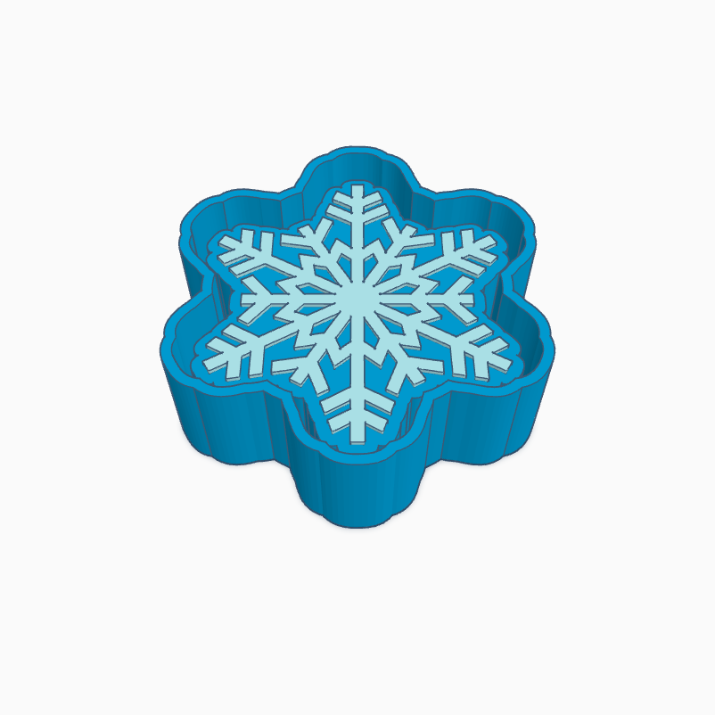 Snowflake Freshie Mold