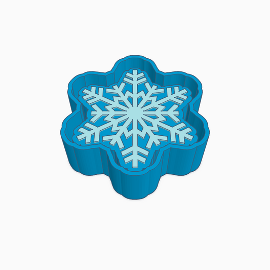 Snowflake Freshie Mold