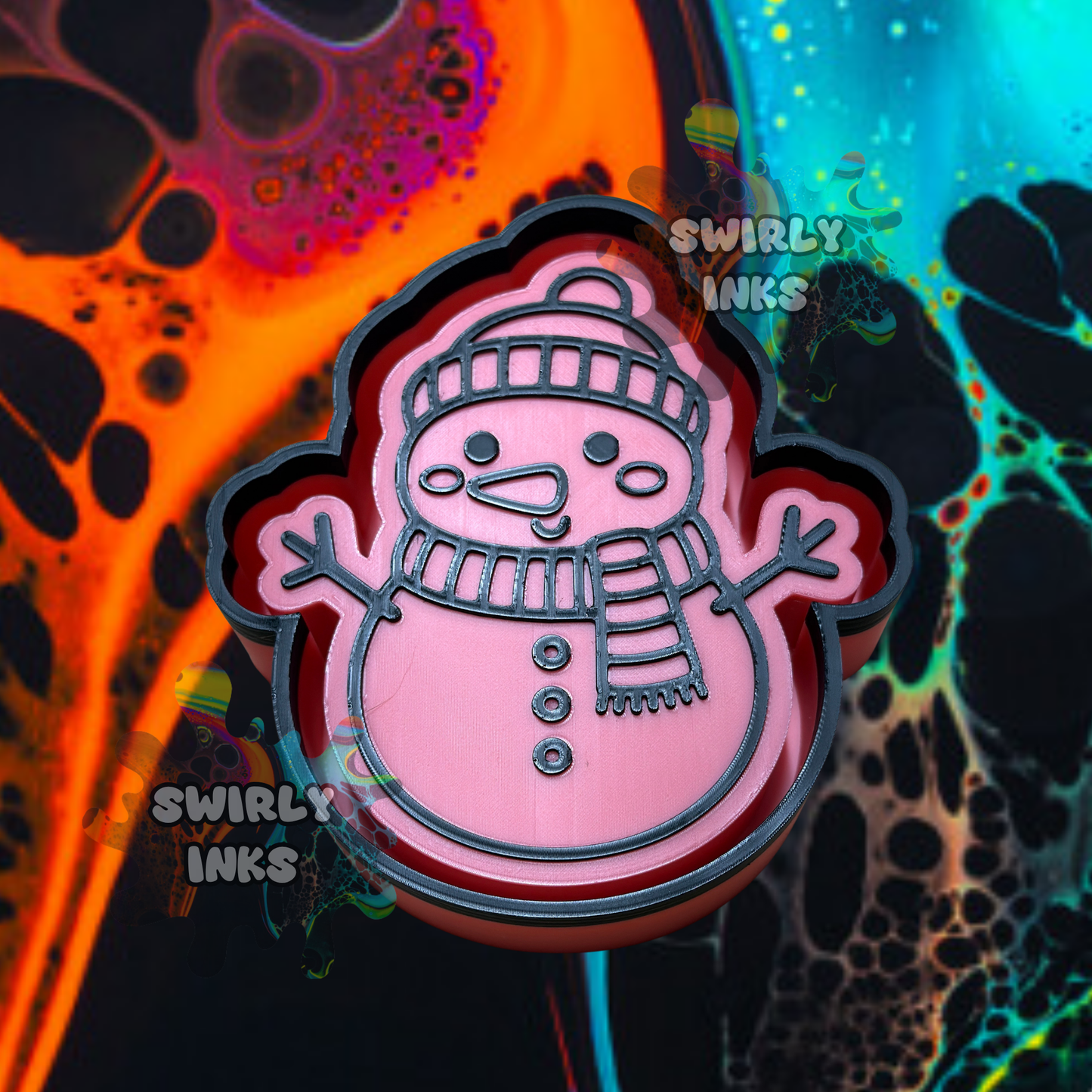 Snowman Freshie Mold