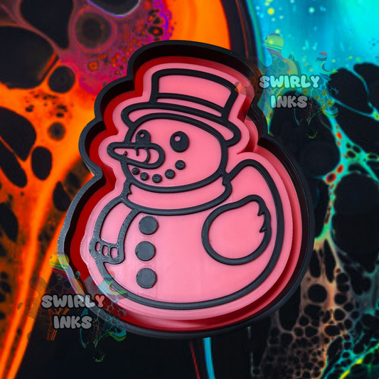 Snowman Duck Freshie Mold