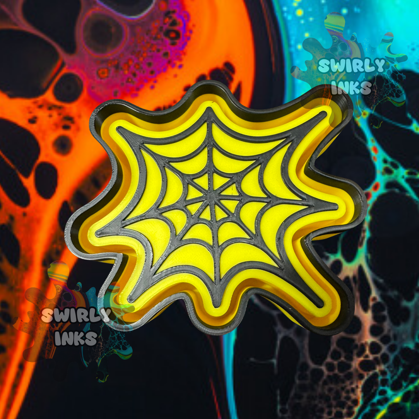 Spider Web Freshie Mold