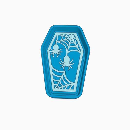 Spider Coffin Freshie Mold