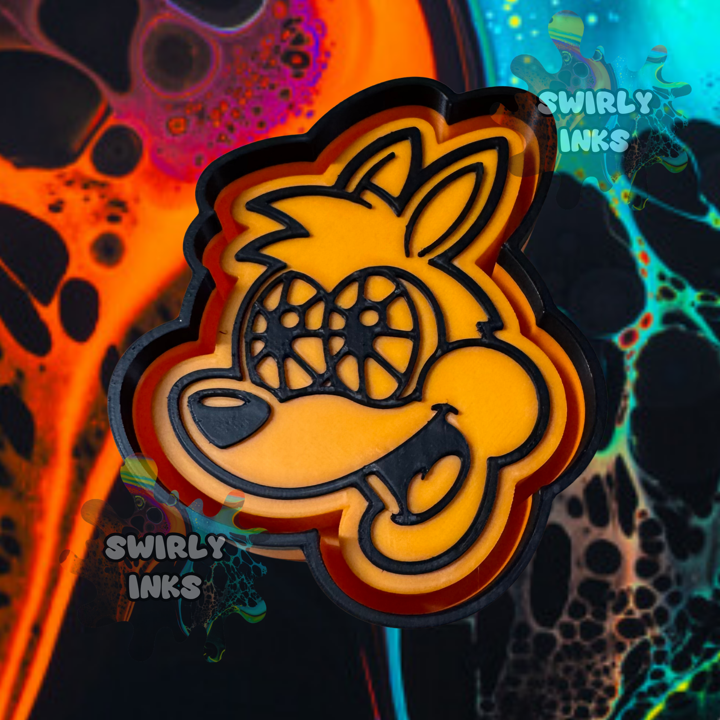 Spurs Mascot Head Freshie Mold