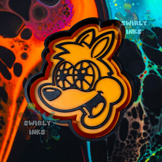 Spurs Mascot Head Freshie Mold
