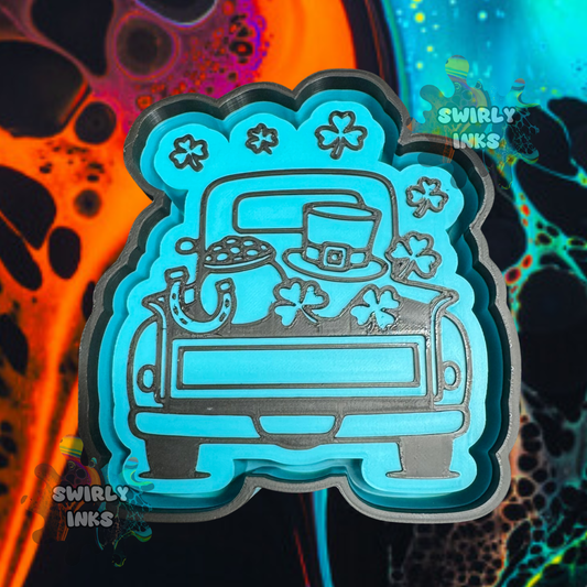 St. Patty Truck Freshie Mold