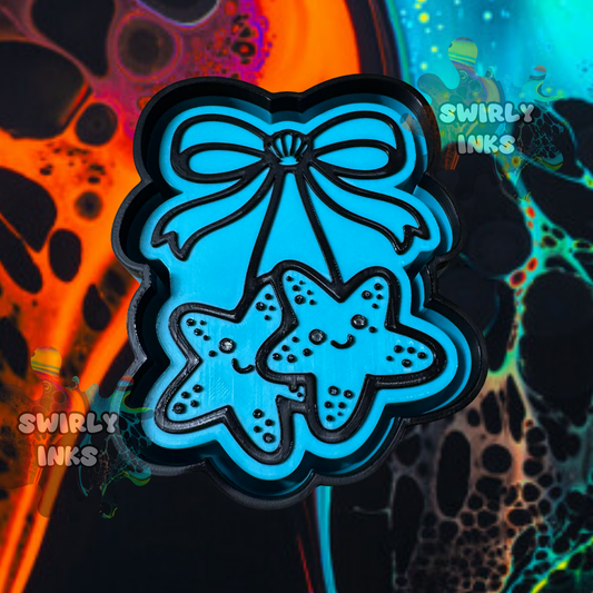Starfish Bow Freshie Mold
