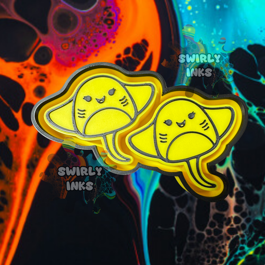 Sting Ray Squishie Vent Freshie Mold