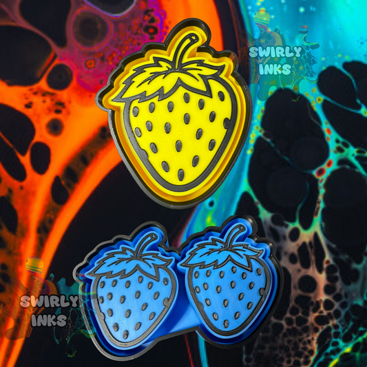 Strawberry Set Freshie Mold