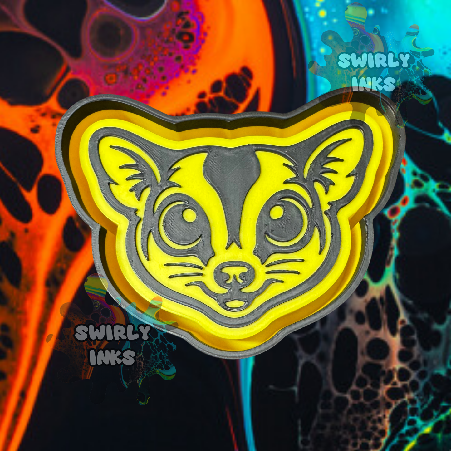 Sugar Glider Head Freshie Mold