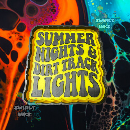 Summer Nights & Dirt Track Lights Freshie Mold