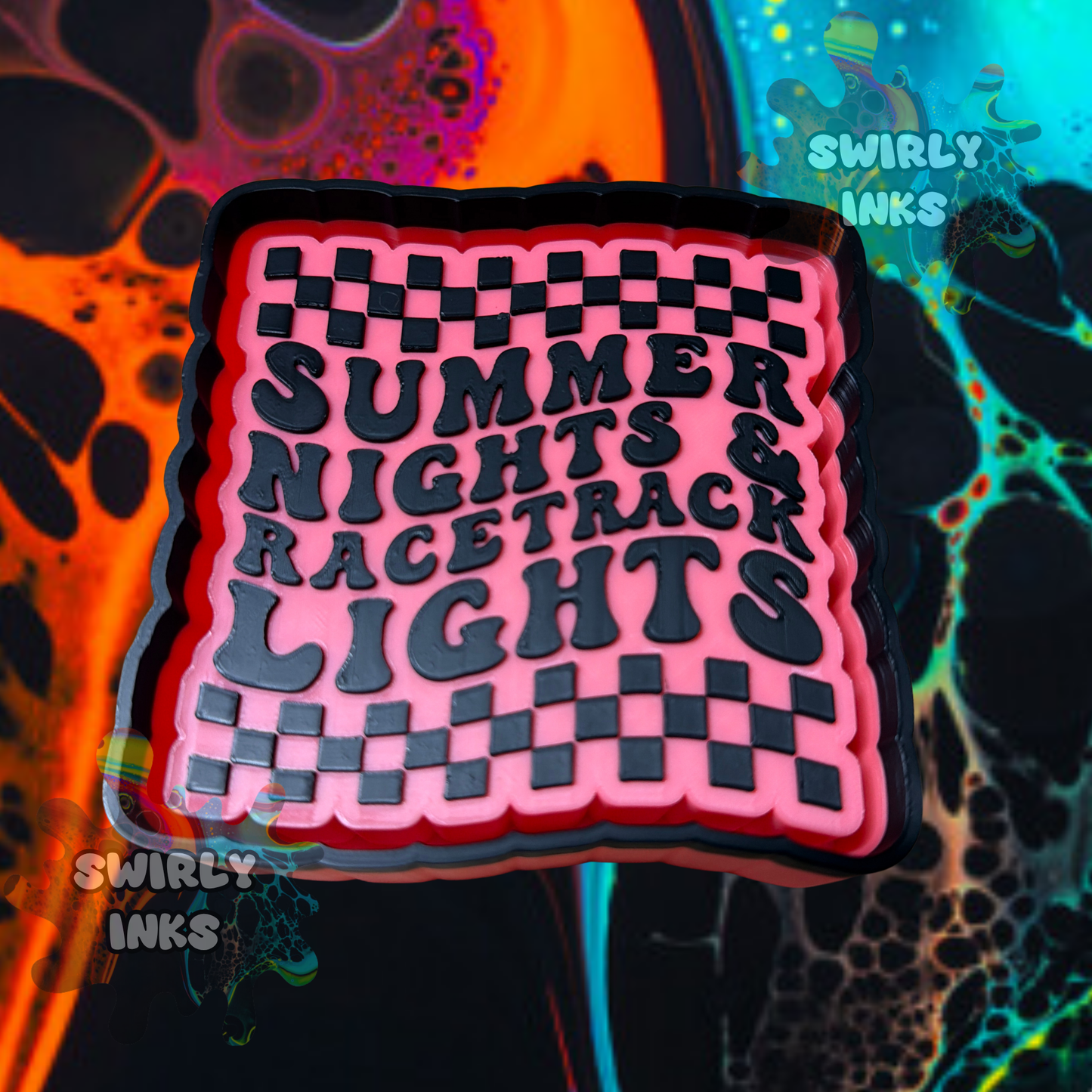 Summer Nights & Racetrack Lights Freshie Mold