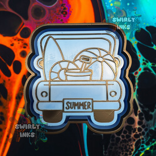 Summer Truck Freshie Mold