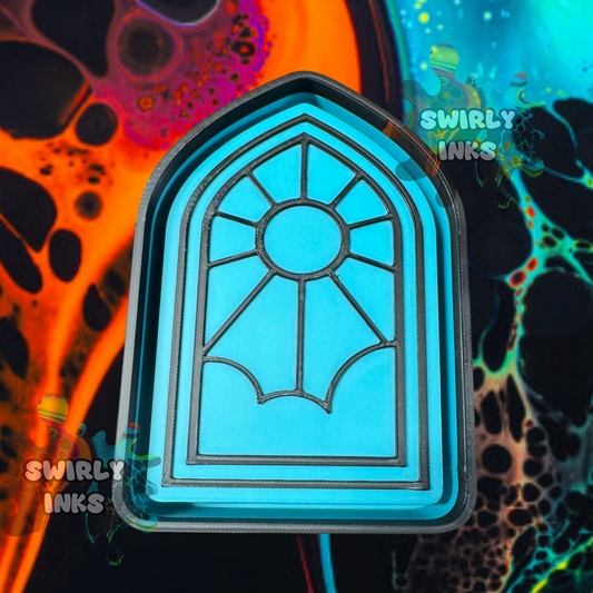 Sun Stain Glass Freshie Mold
