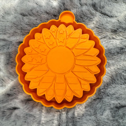 Flag Sunflower Freshie Mold