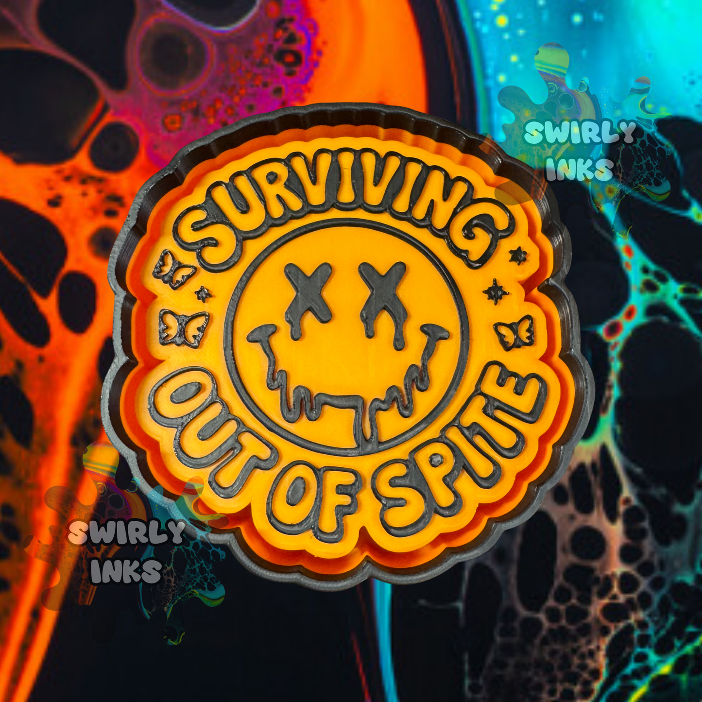 Surviving Out Of Spite Butterfly Freshie Mold