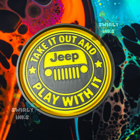 Take It Out And Play With It Jeep Freshie Mold