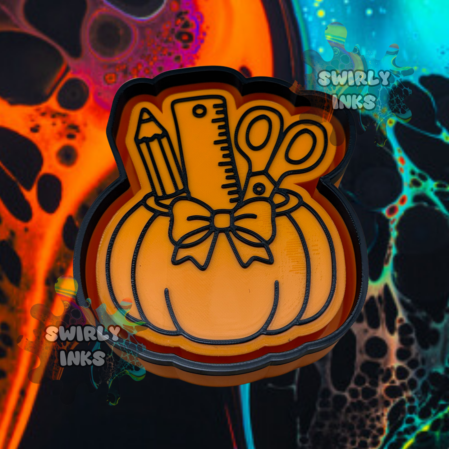 Teacher Things in Pumpkin Freshie Mold