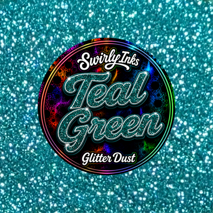 Teal Green Glitter Dust 1oz