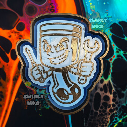Piston Face Freshie Mold