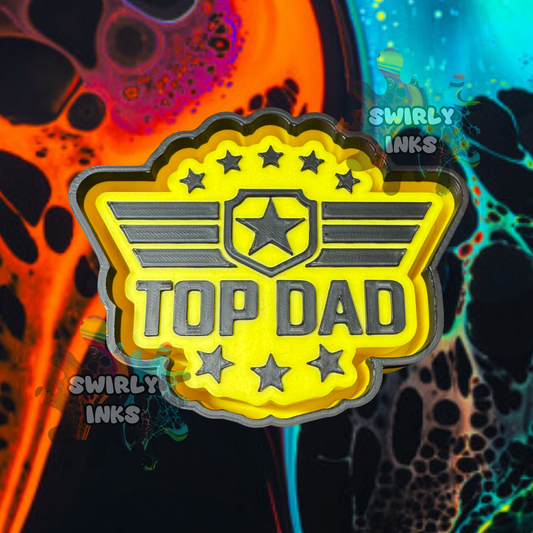 Top Dad Freshie Mold